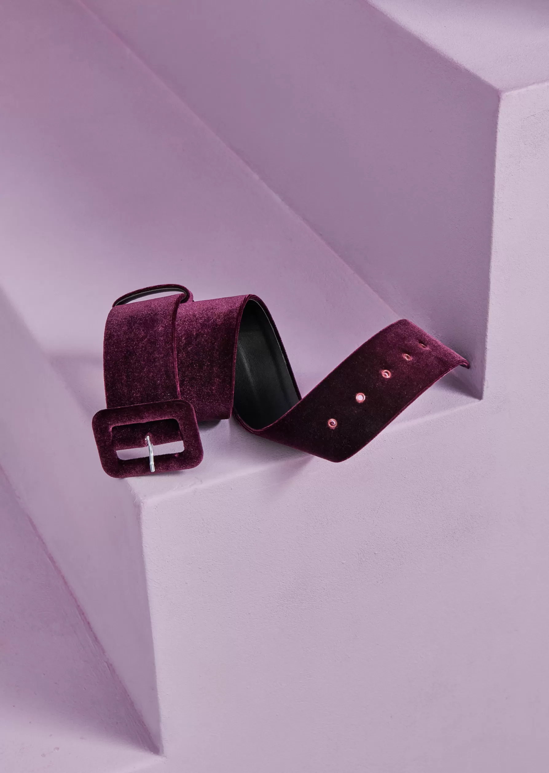 Belts-Talbot Runhof Belt Dip1 Auberginepurple