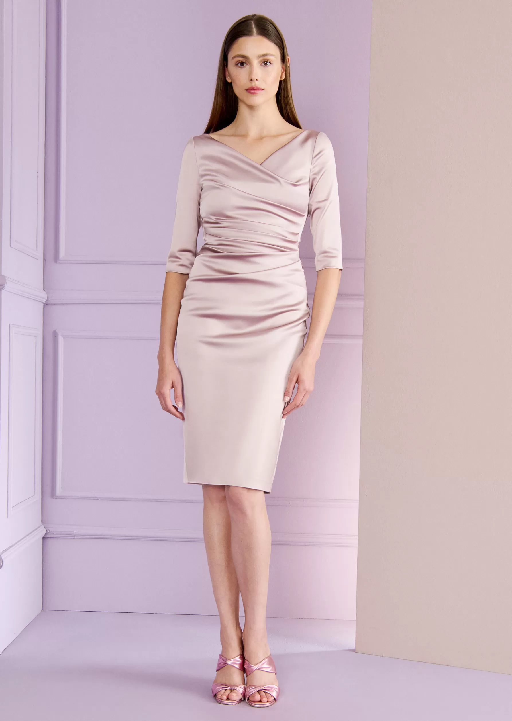 Classics-Talbot Runhof Cocktail Dress Komoe3 Marble