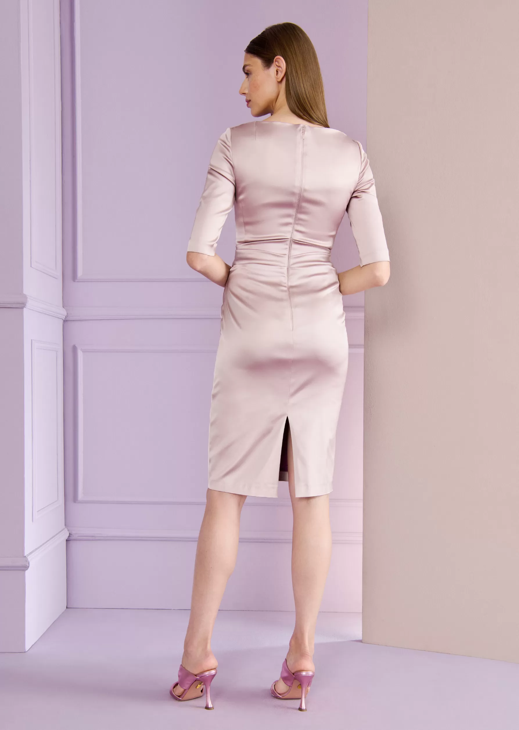 Classics-Talbot Runhof Cocktail Dress Komoe3 Marble