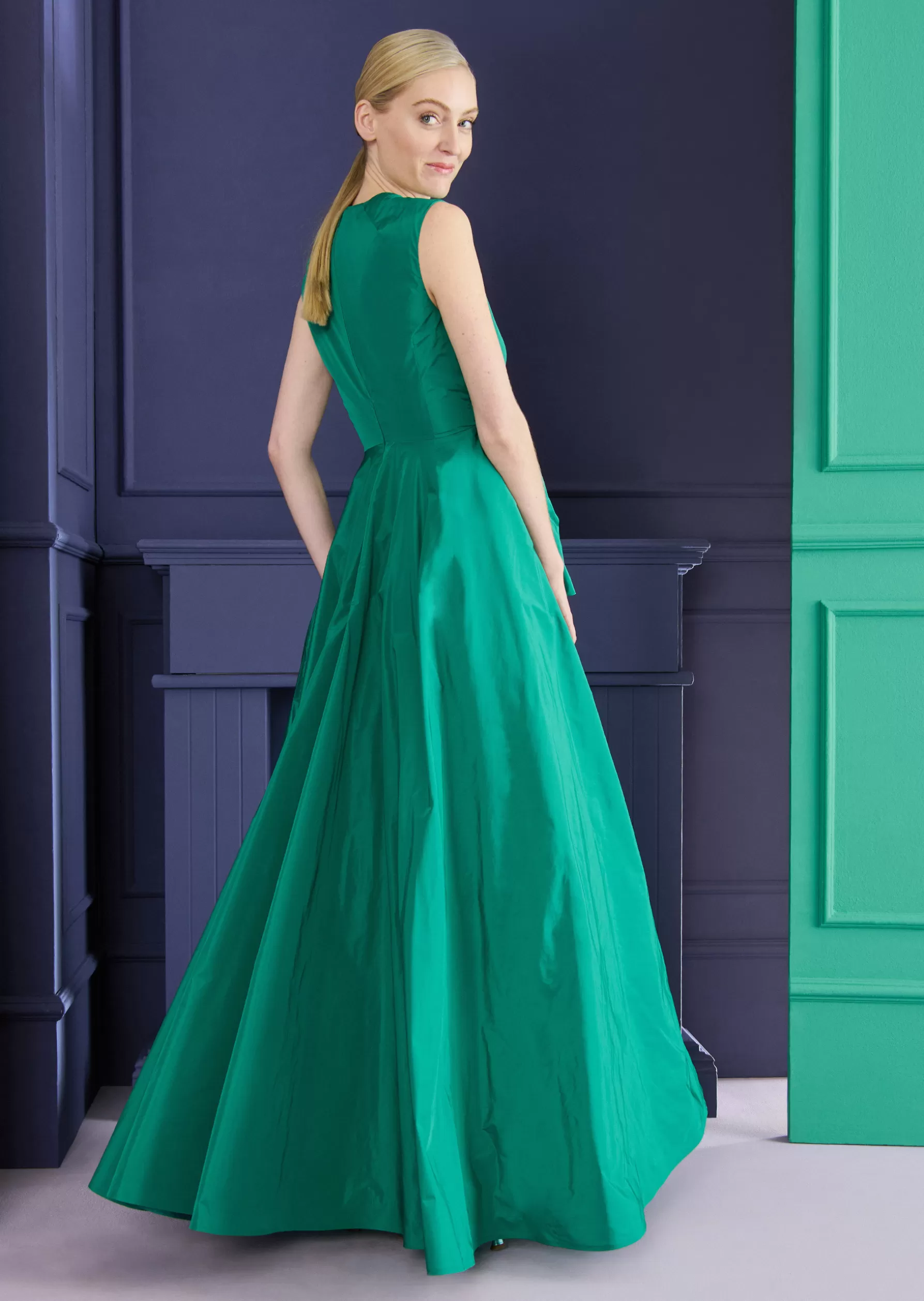 Long Dresses-Talbot Runhof Evening Dress Boo7 Billiardgreen