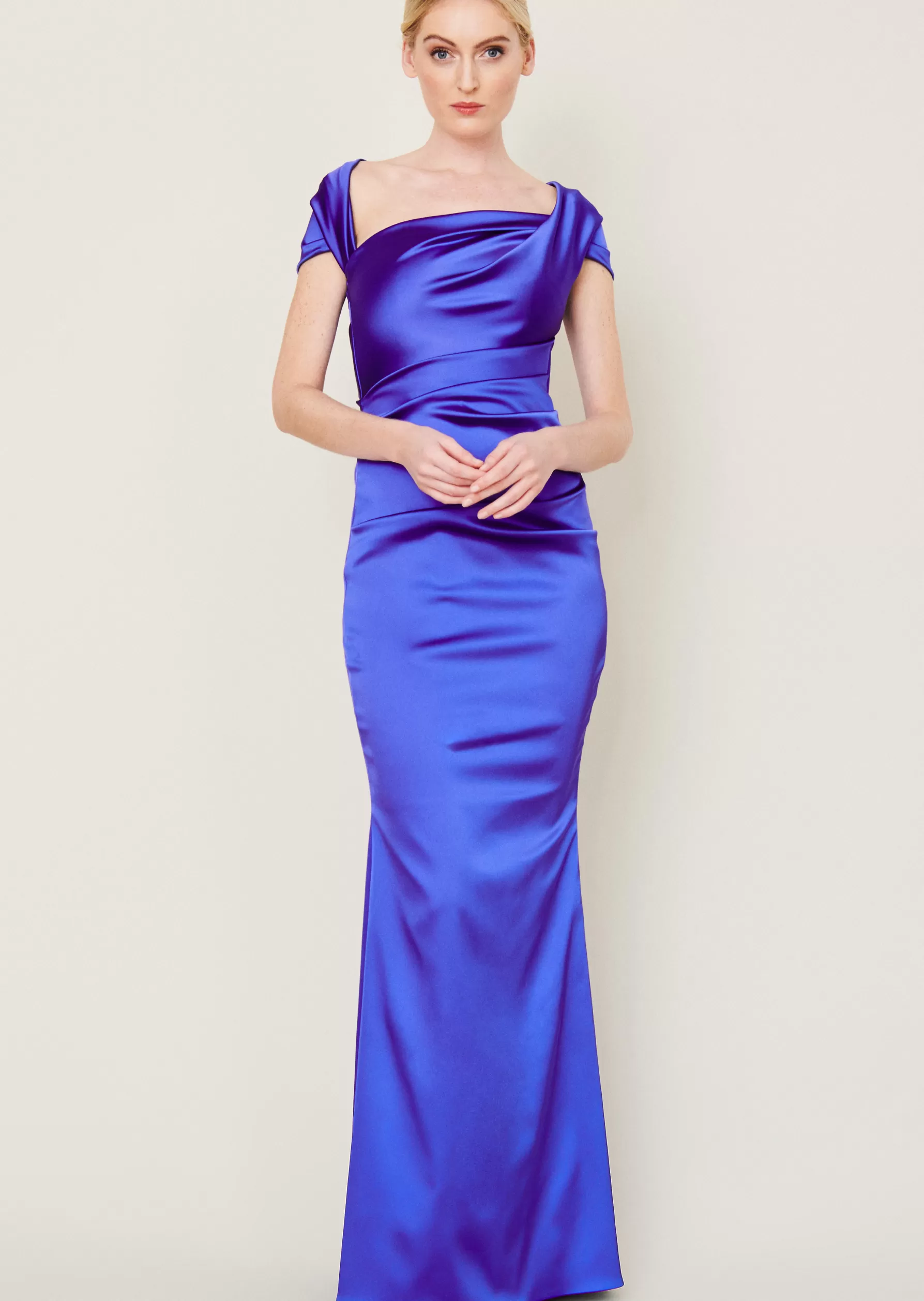 Classics-Talbot Runhof Evening Dress Donavan4 Periwinkleblue