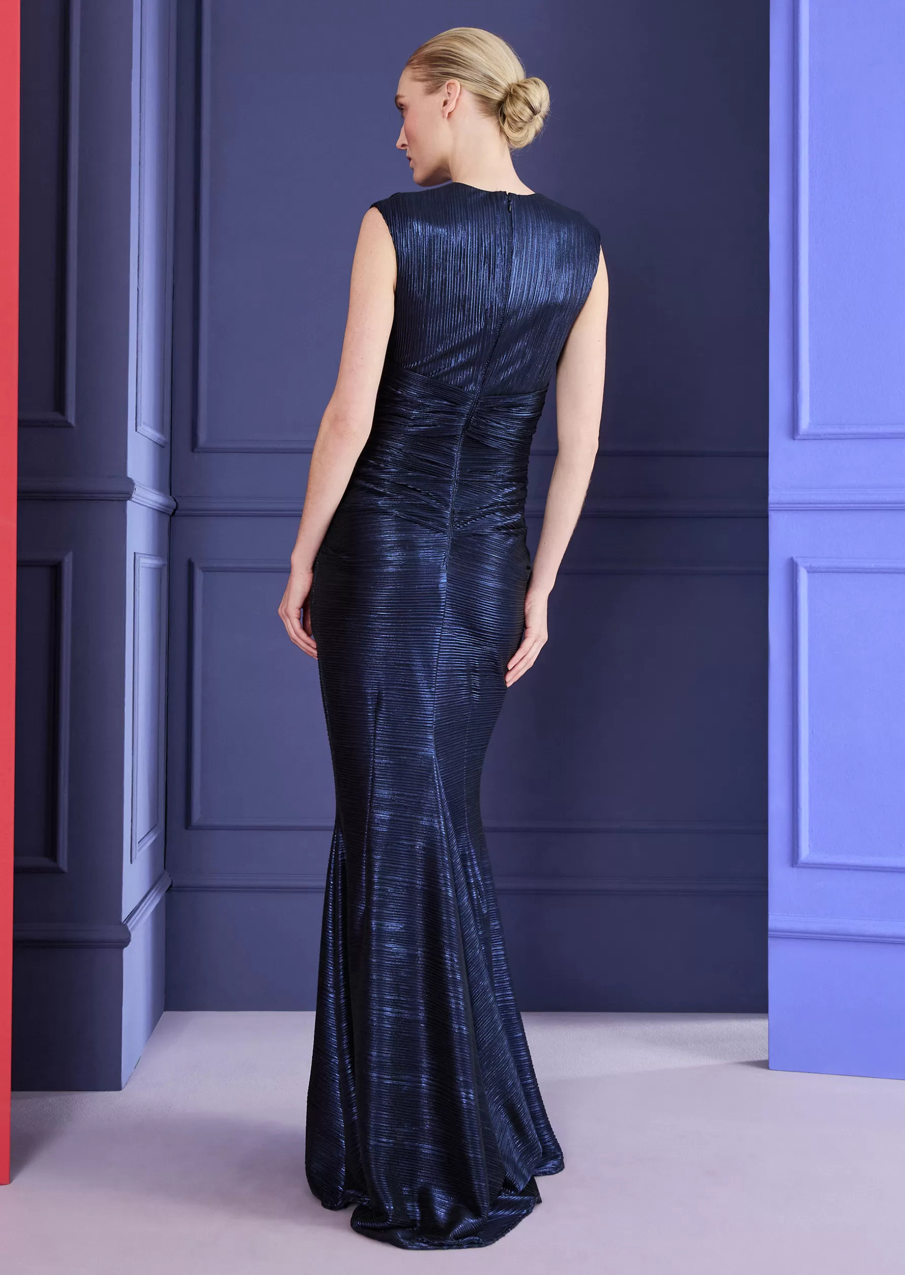 Long Dresses-Talbot Runhof Evening Dress Kontor1 Royalnavyblue