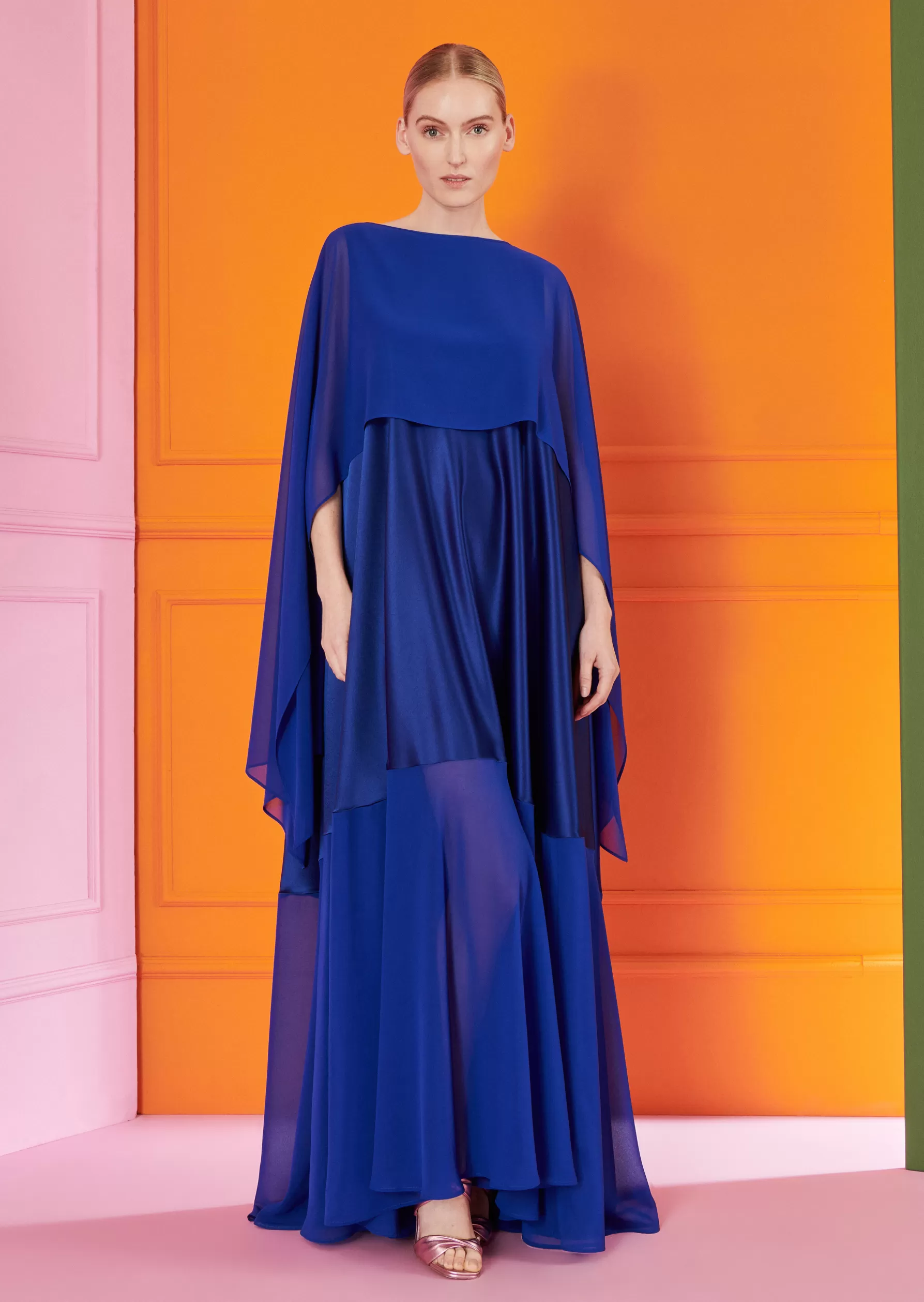 Long Dresses-Talbot Runhof Evening Dress Loggia1 Enzianblue