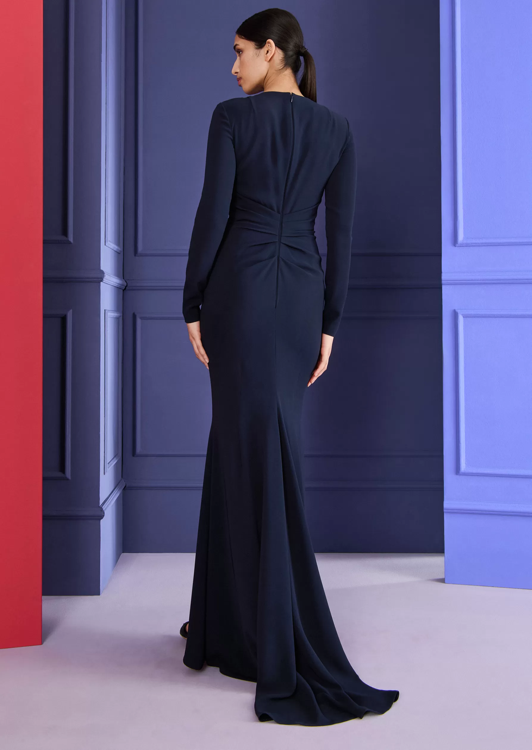 Long Dresses-Talbot Runhof Evening Dress Mogambo1 Midnight