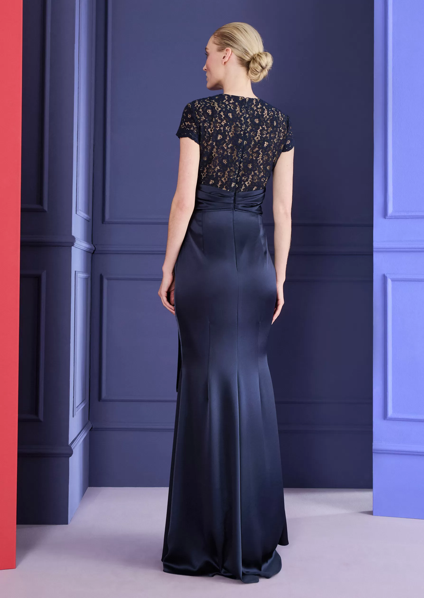 Long Dresses-Talbot Runhof Evening Dress Molaika1 Midnightblue