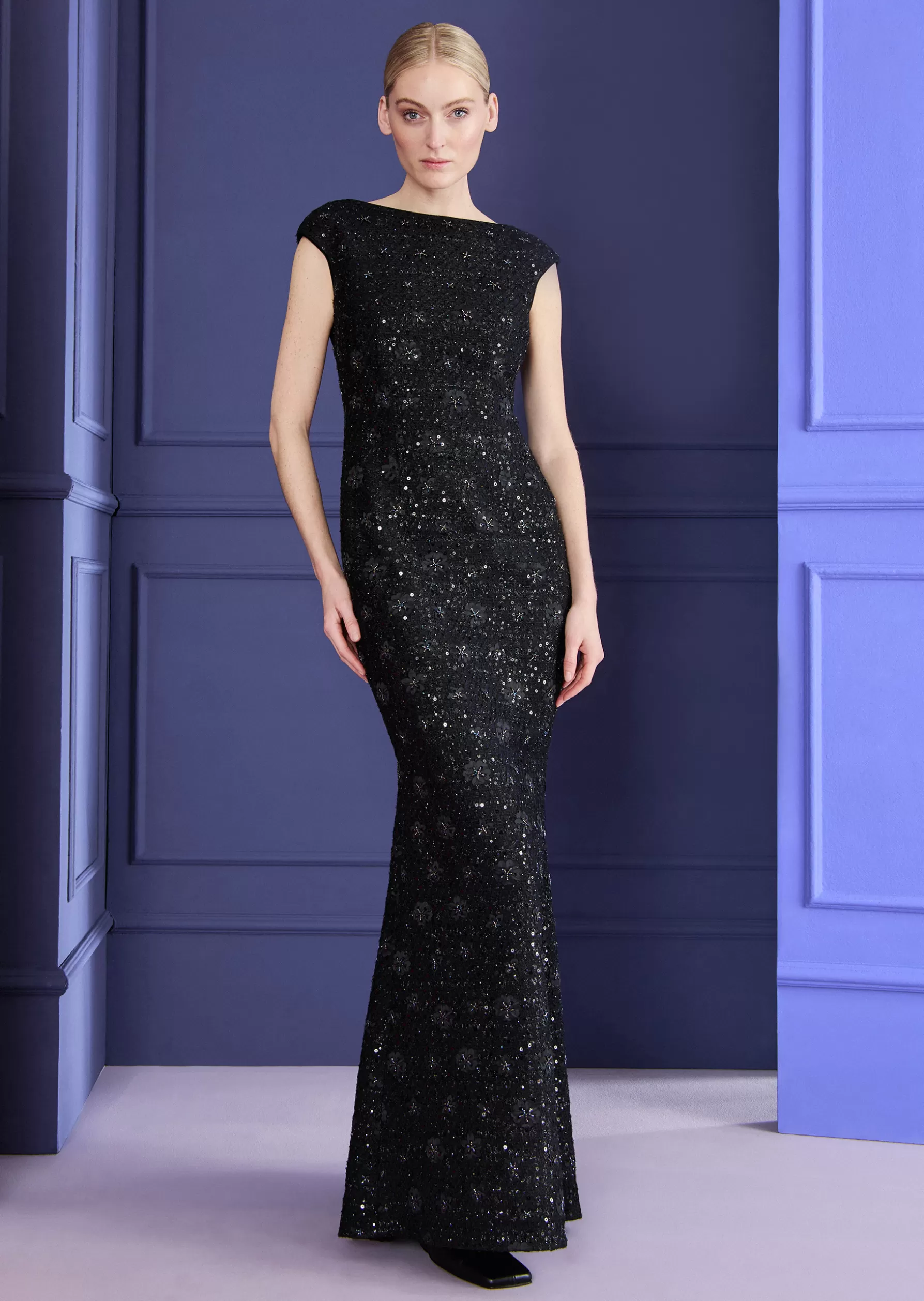 Long Dresses-Talbot Runhof Evening Dress Morry1 Black