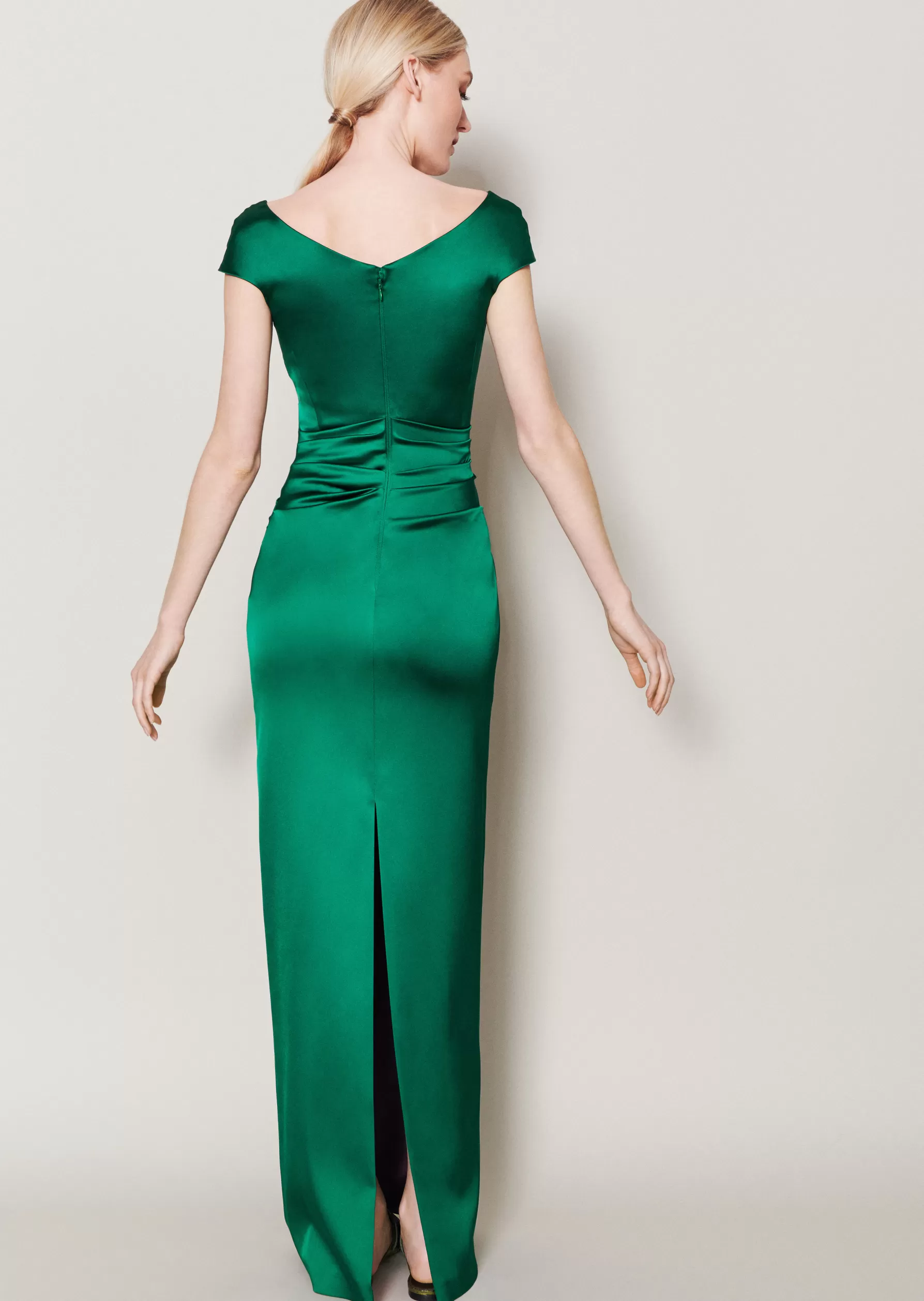 Classics-Talbot Runhof Evening Dress Roya2 Emeraldgreen