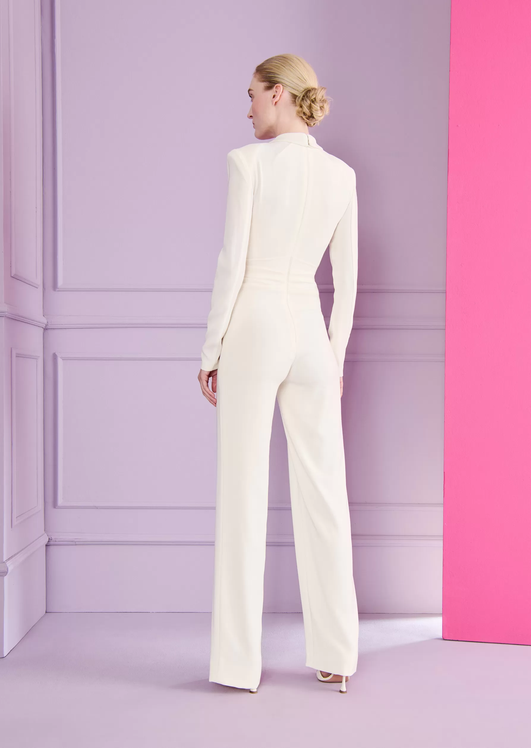 Jumpsuits-Talbot Runhof Jumpsuit Bisma1 Ivorywhite