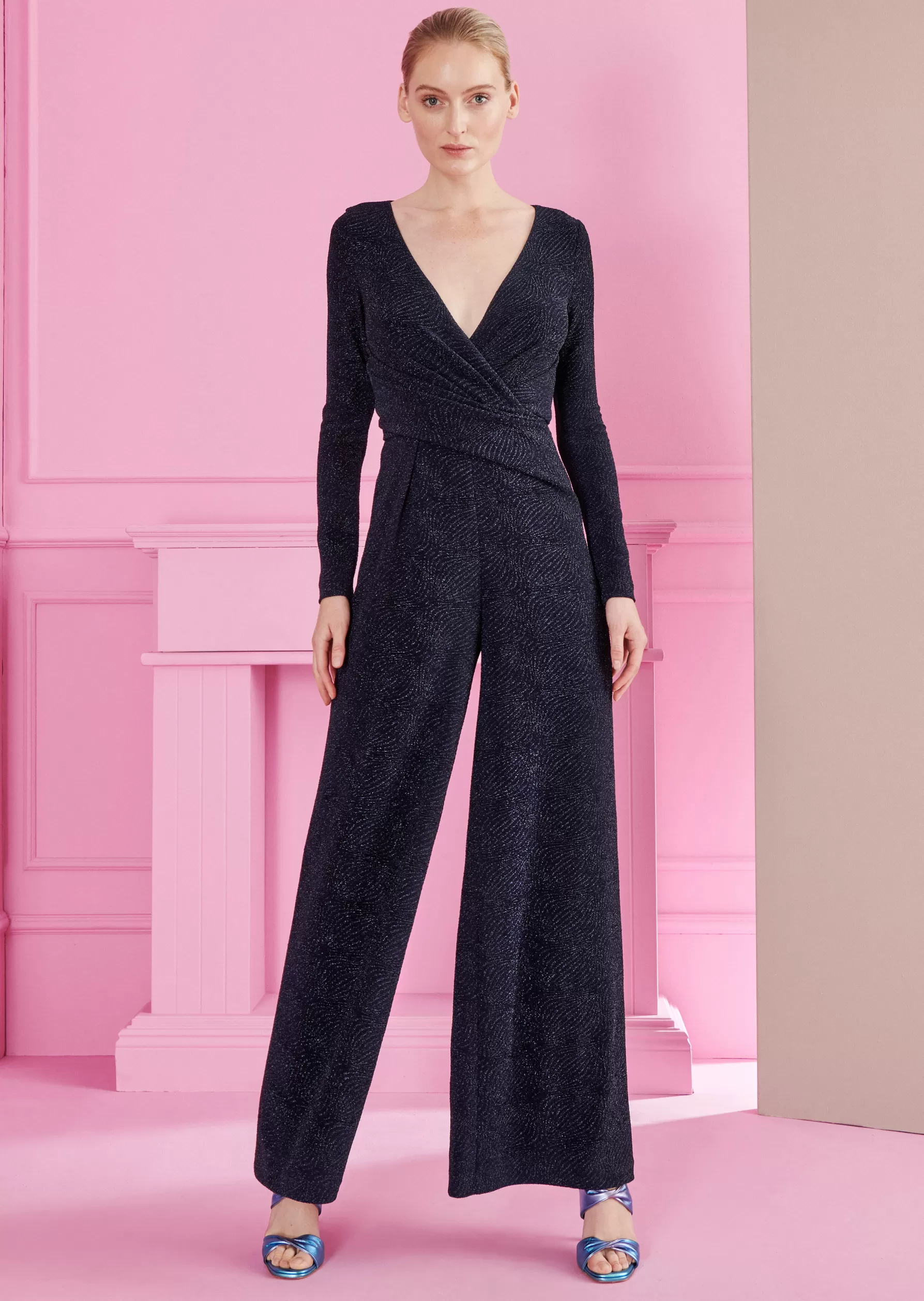 Jumpsuits-Talbot Runhof Jumpsuit Didi4 Royalnavyblue