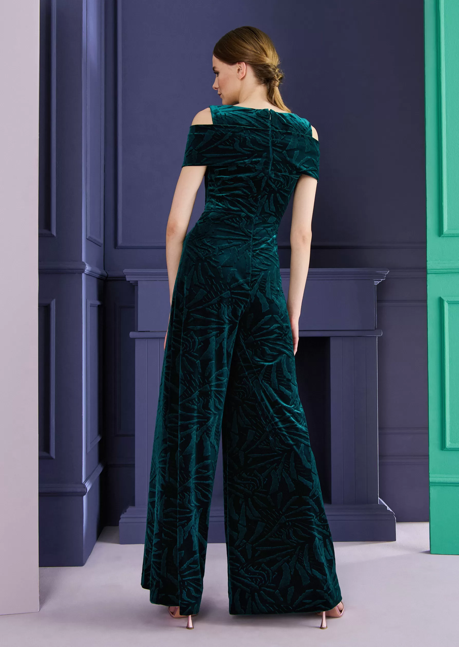 Jumpsuits-Talbot Runhof Jumpsuit Kino3 Cypressgreen