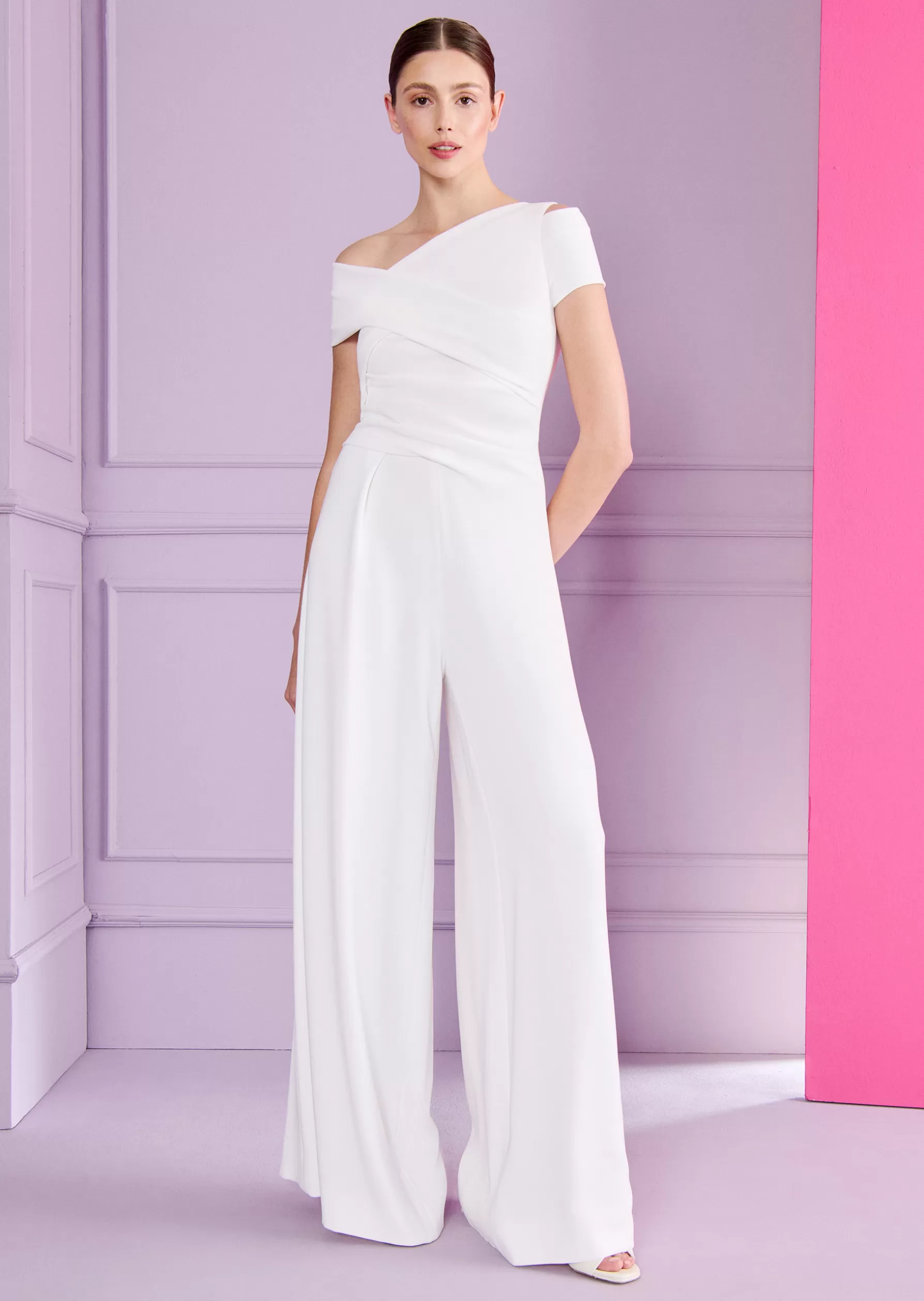 Bridal-Talbot Runhof Jumpsuit Risk5 White