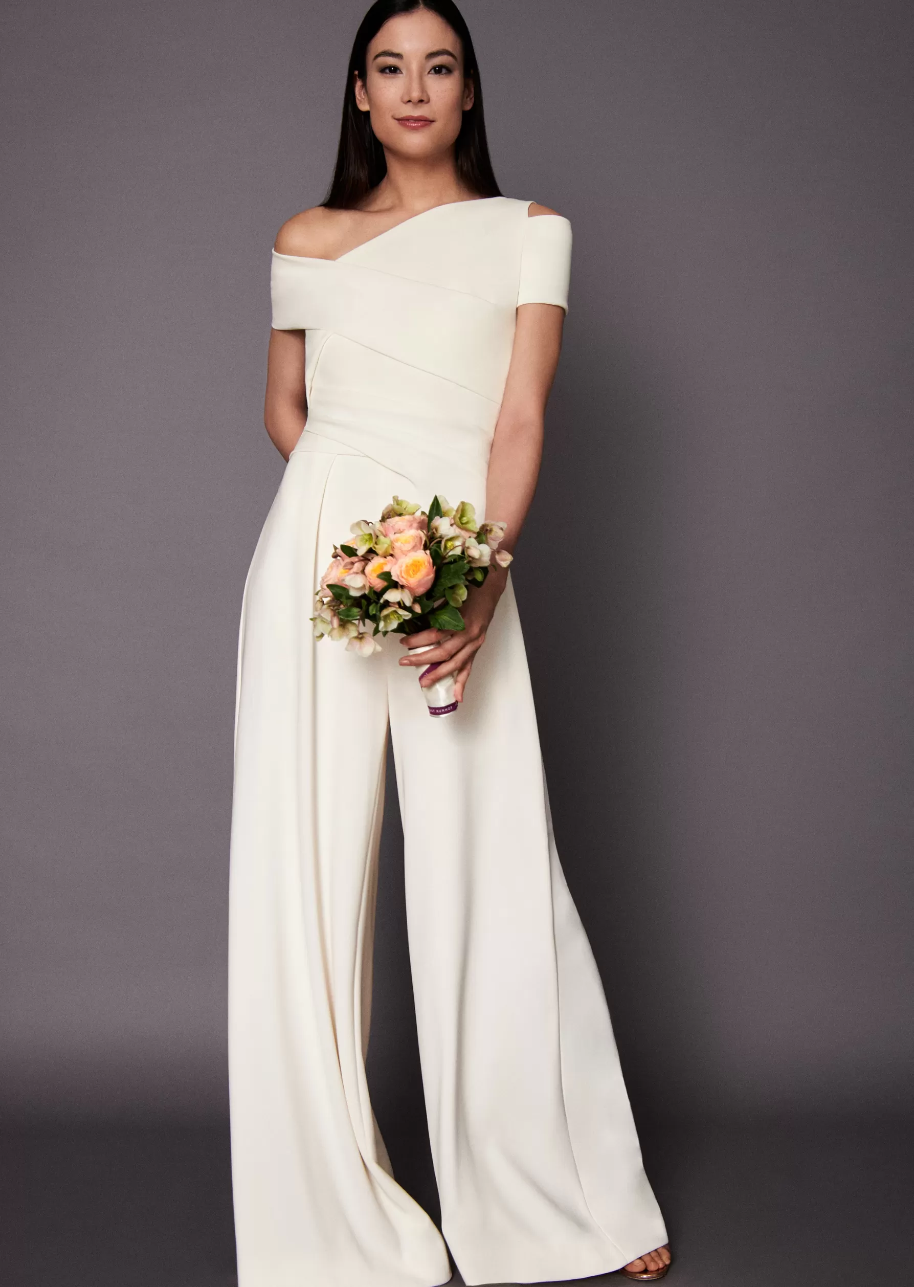 Bridal-Talbot Runhof Jumpsuit Risk5 Ivorywhite