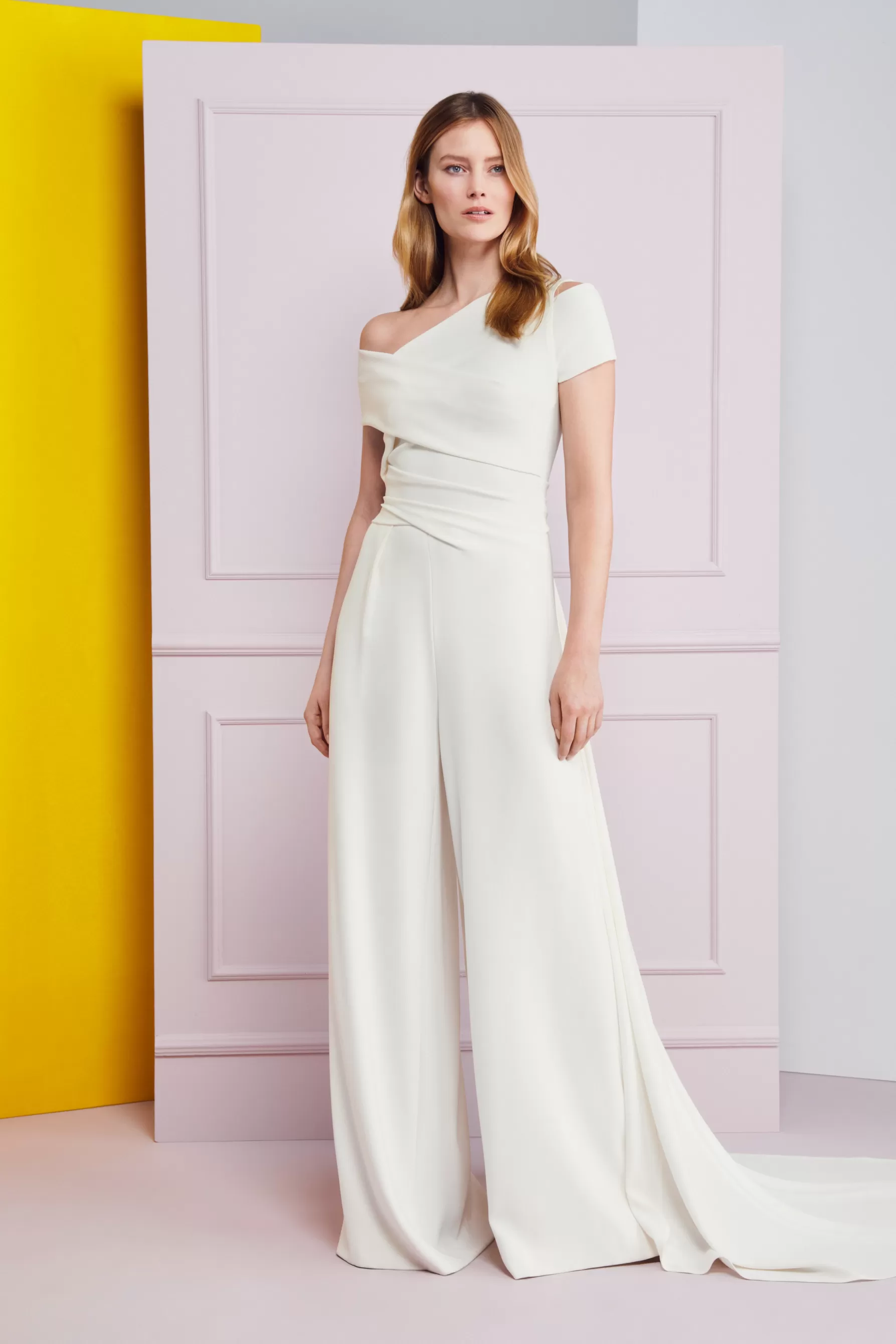 Bridal-Talbot Runhof Jumpsuit Risk7 Ivorywhite